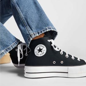 SALE!✨ Converse Chuck Taylor All Star Platform Sneaker Black Size 6.5